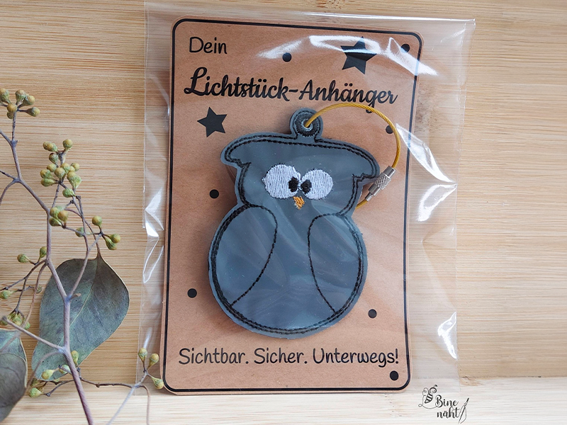 Preview: Lichtstück Anhänger Wald Liebe - ITH-Stickdatei
